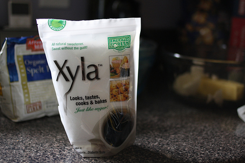 An image showing a package of Xyla on a counter. 