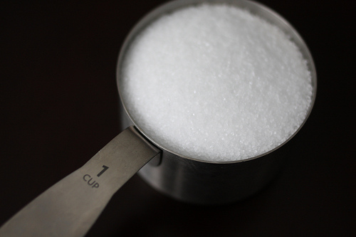 An image of a cup of Xylitol. 