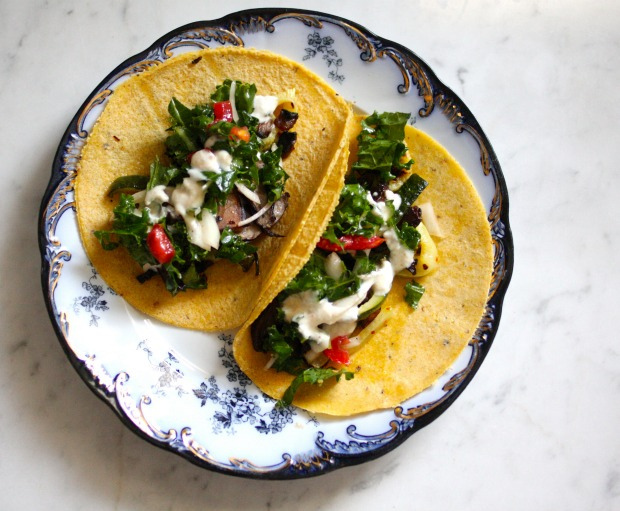 Food Loves Writing Portabella Zucchini Tacos