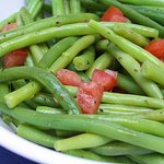 Thyme Seasoned Green Beans with Tomatoes