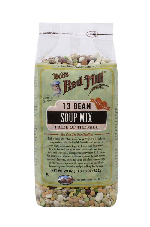 Bob's Read Mill Soup Mix - 13 bean is great for the slow cooker in the winter