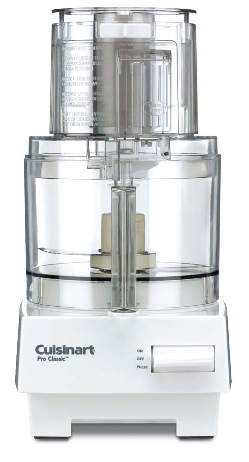 Cuisinart DLC-10S Pro Classic 7-Cup Food Processor on white isolated back ground - a prefect kitchen appliance for a wedding gift