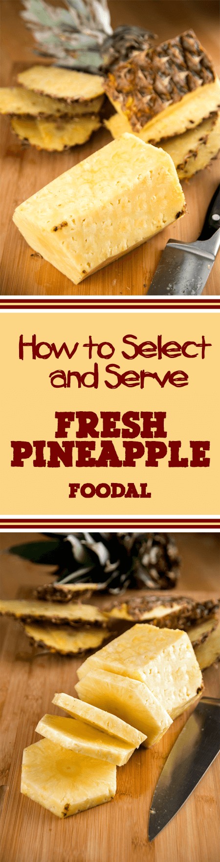 Have you ever gotten an underripe pineapple that was hard as your granite countertops? Having problems getting that sucker peeled and sliced just so? If so, give Foodal's detailed guide a read and you'll have all of your pineapple problems solved. Get the guide here: https://foodal.com/knowledge/how-to/select-serve-fresh-pineapple/