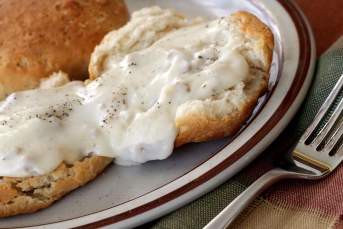 Homemade Biscuits and Gravy - Foodal.com
