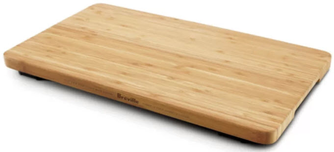 Breville BOV800CB Bamboo Cutting Board on a white, isolated background