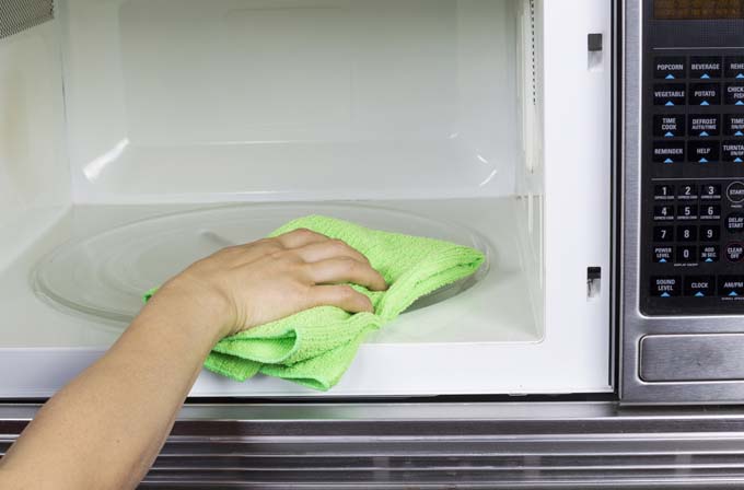 Clean the inside of your microwave after each use to ensure that germs and molds do not take root - Foodal