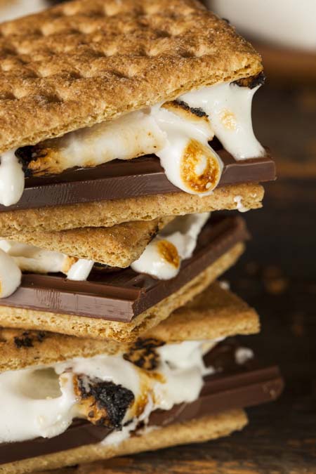 Coffee S'mores are a great way to add a little variety to this common but tasty snack. See all our our top ten s'more makeovers at Foodal.com