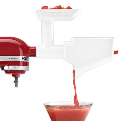 KitchenAid Stand Mixer Attachment FVSFGA Fruit & Vegetable Strainer Set with Food Grinder Review | Foodal.com