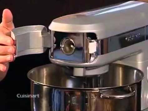 The Front Attachment Port on a Cuisinart Stand Mixer - Foodal.com