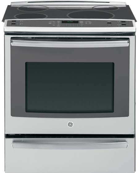 GE PHS920SFSS Profile 30" Stainless Steel Electric Slide-In Induction Range - Convection