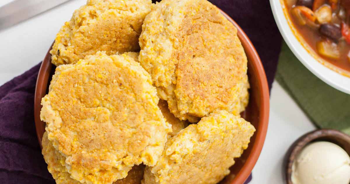 Skillet Cheddar Biscuits (With Cooking Video) - Cosmopolitan Cornbread