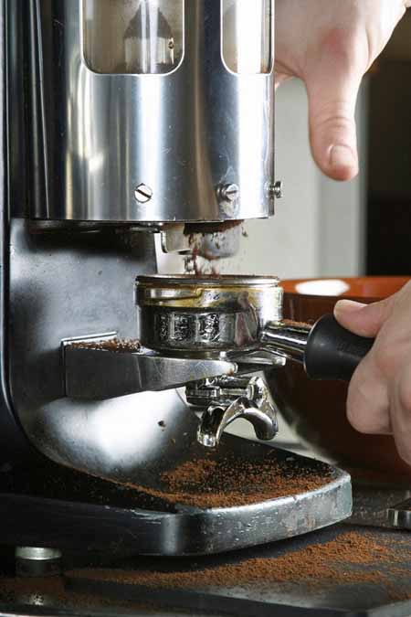 A example of model with a doser | Foodal's Ultimate Guide to Coffee Grinders
