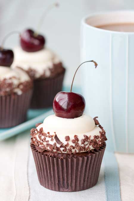 Black Forest Cake Cupcakes