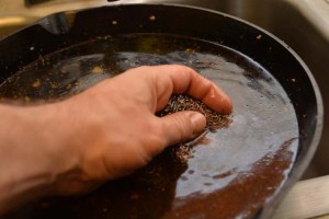 Cleaning and Caring For Your Cast Iron and Carbon Steel Pans