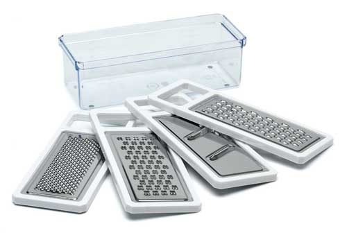 BESTONZON 2 in 1 Cheese Grater for Kitchen with Box Vegetable Grater with Storage Container with Handle