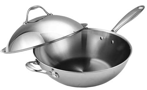 Lid  Natural Elements Woodstone 13” Frying Skillet Pan
