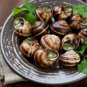 Escargots ~ Snails with Herb Butter, Recipe