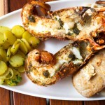 Grilled Lobster Tails with Herbed Butter and Baby Potatoes | Foodal.com