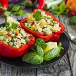 Vegetarian Stuffed Bell Pepper Recipe | Foodal.com