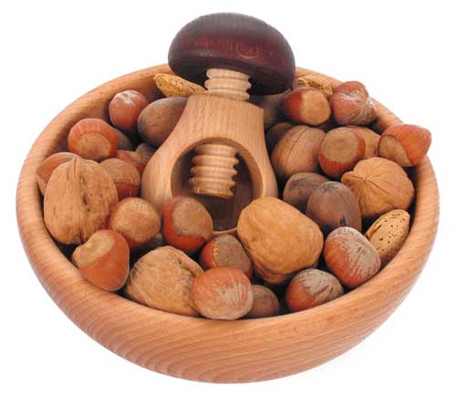Pecan Nuts BESTONZON Nut Crackers,Walnut Cracker,nut Opener with 2- Rubber Grips,Suitable for Walnuts Almonds Hazelnuts Brazil Nuts Or Other Nuts