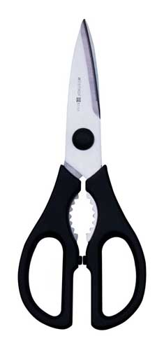 Take Apart for Cleaning Chefs Heavy Duty Kitchen Shears 7-in-1 Multi-Purpose Utensils with Magnetic Holder-Black Kitchen Scissors