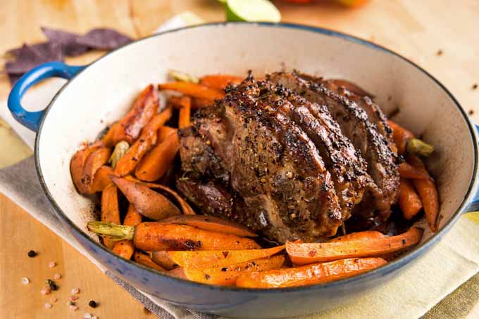 Recipe for Slow Cooker Pork Roast with Sweet Potatoes | Foodal.com
