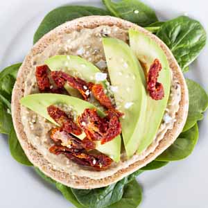 Recipe for Vegan Sandwich With Hummus, Avocado, and Sun Dried Tomatoes | Foodal.com