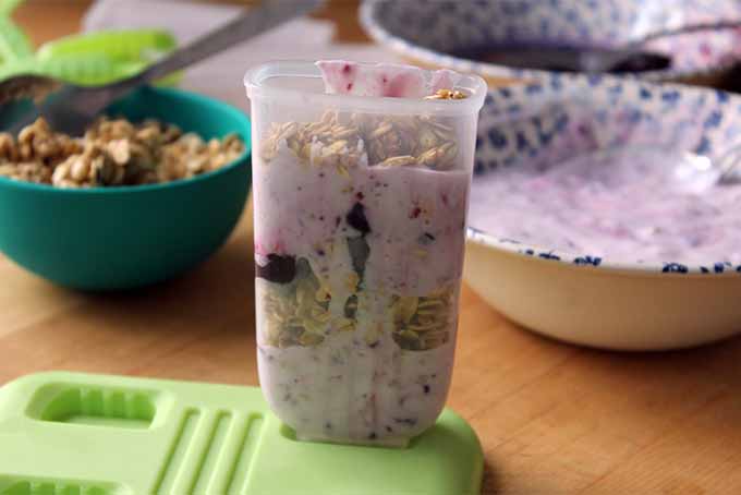 Filling Yogurt Pop Molds with Ingredients | Foodal.com