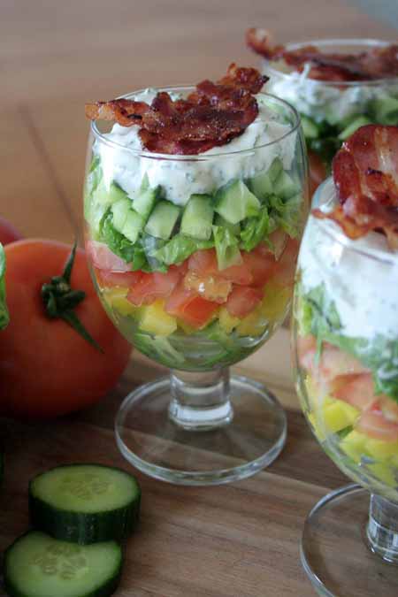 A Beautiful & Delicious Layered Salad Recipe | Foodal.com