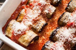 Eggplant, Kale & Ricotta Cannelloni: A Healthier Meat-Free + Gluten-Free Comfort Food