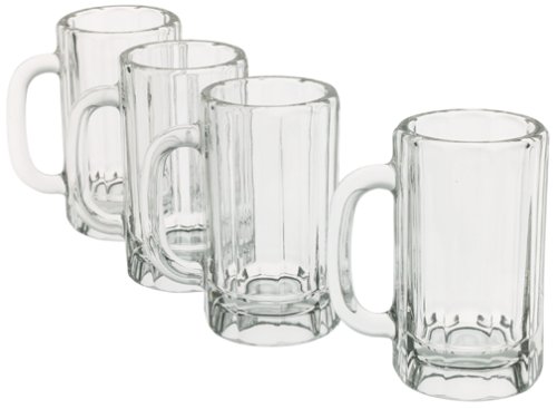 16oz Glass Beer Stein Stunning Hand Cut Design Beer Glass GAC Crystal Glass Beer Mug with Handle 