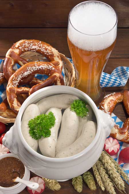 The 6 Most Famous German Sausage Varieties - Weisswurst | Foodal.com