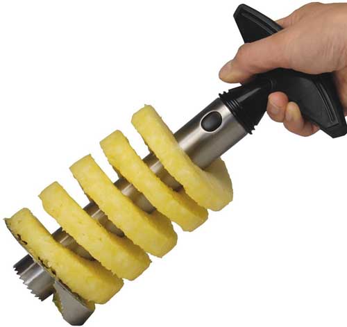 Simplelife Professional Stainless Steel Pineapple Corer Cutter Slicer Peeler-Easy Kitchen Tool