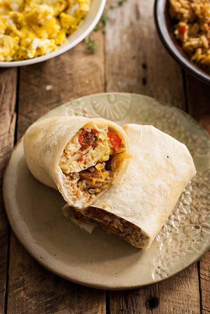 The Best Vegetarian Breakfast Burritos Recipe | Foodal