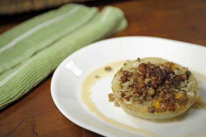 Recipe for Stuffed Spanish Onions | Foodal.com