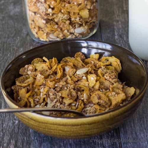 Homemade honey bunches of oats cereal