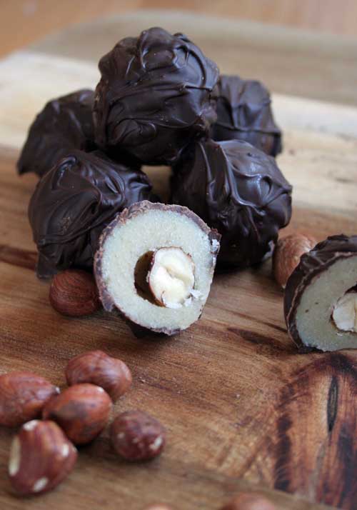 Homemade Marzipan-Hazelnut Chocolates | Foodal.com