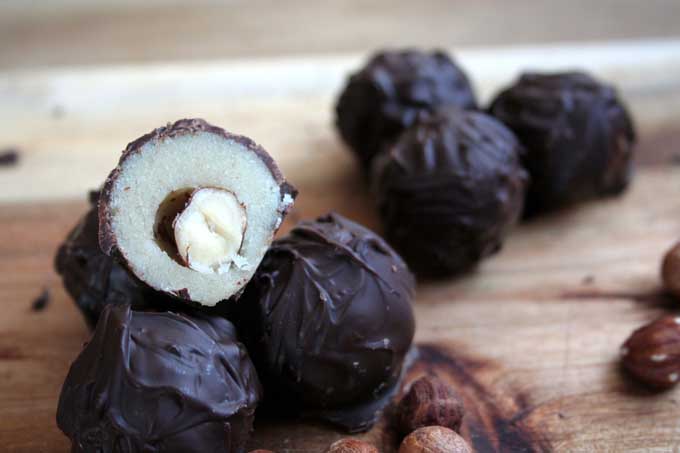 How to make homemade chocolate covered hazelnut confectioneries | Foodal.com