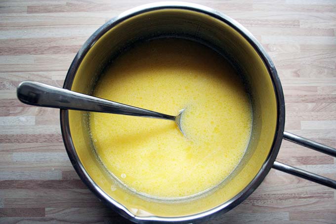 Melted Butter and Milk in a Pot | Foodal.com