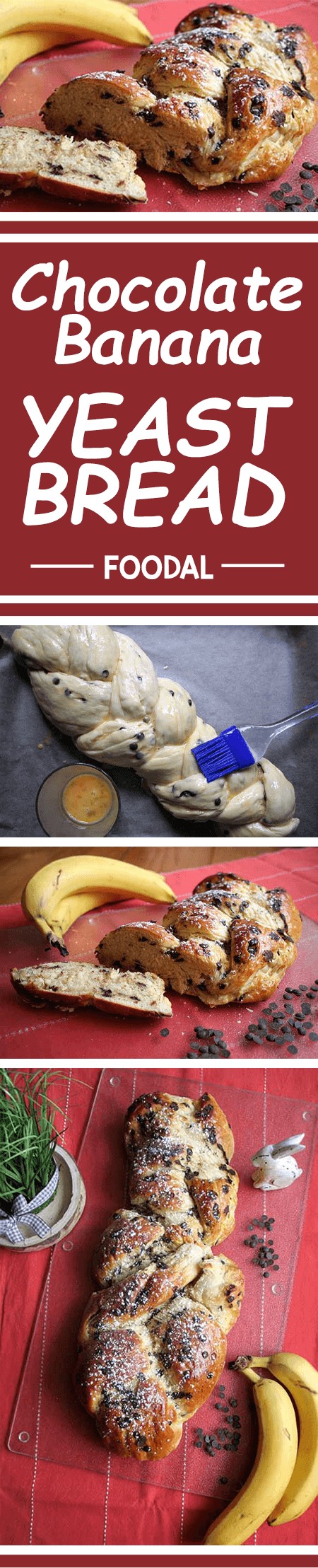 A fluffy slice of braided bread? It’s always a winner – especially for breakfast! This one combines the irresistible flavors of banana and chocolate, a duo that kids and adults of all ages will love. Enjoy it whenever you crave a sweet, delicious treat in the morning… or afternoon…or evening…you get the picture. https://foodal.com/recipes/breads/chocolate-banana-yeast-bread/