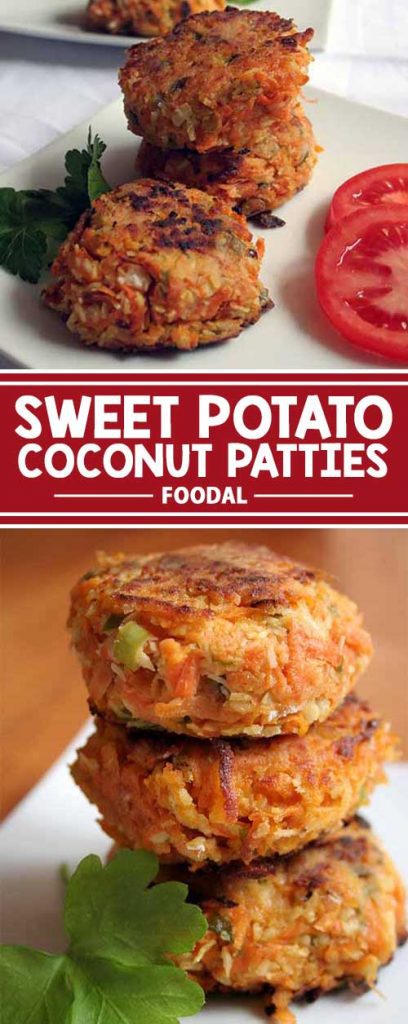 Looking for a flavorful and satisfying veggie burger? Try these sweet potato patties with chili, coconut and a dash of lime. Eat them on their own, or gussy them up with all the fixins. Read on for the recipe now!