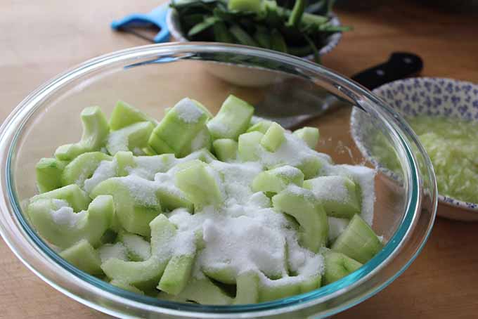 Sliced Cucumber Coated with Sugar