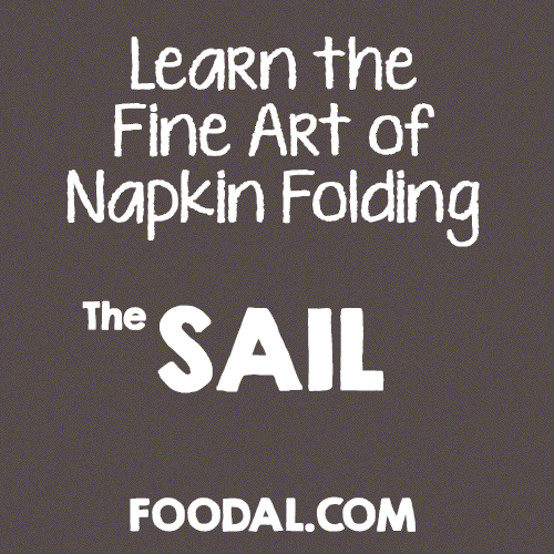 How to Fold a Napkin into the Sail Pattern | Foodal.com