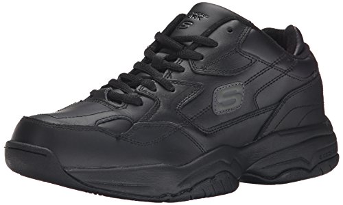 Skechers For Work Men’s 76690 Keystone Sneaker In Black 