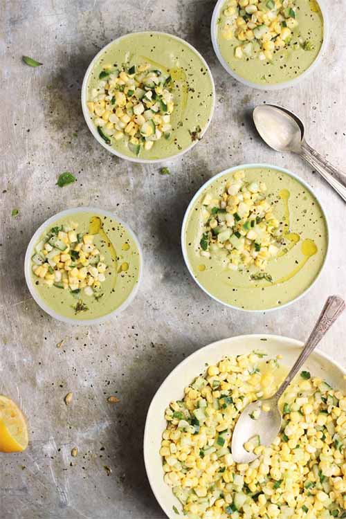 Chilled soup can be served as a tasty appetizer to whet the appetite, or a satisfying and cooling meal in and of itself. Check out our round-up of recipes from some of our favorite bloggers: https://foodal.com/knowledge/paleo/chilled-soups-roundup/ 