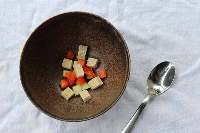 Gazpacho Garnish in a Bowl | Foodal