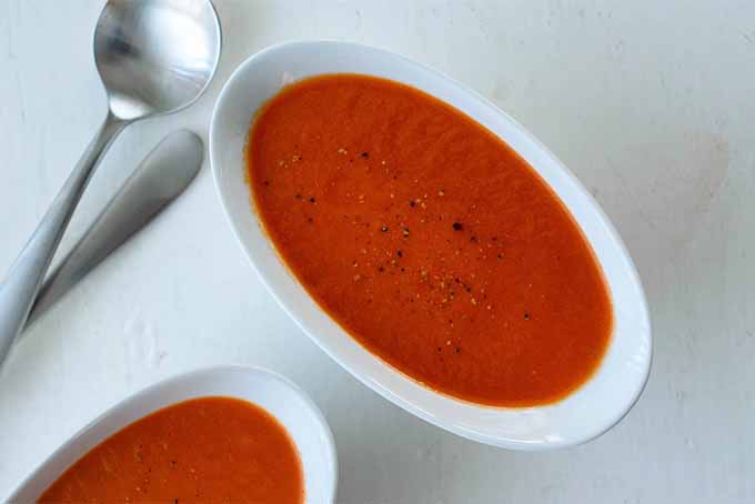 Roasted Red Pepper Chilled Soup