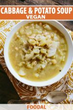 Cabbage and Potato Soup (Vegan): Easy Fall or Winter Fare | Fodoal