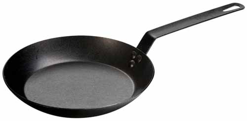 saute pan with two handles