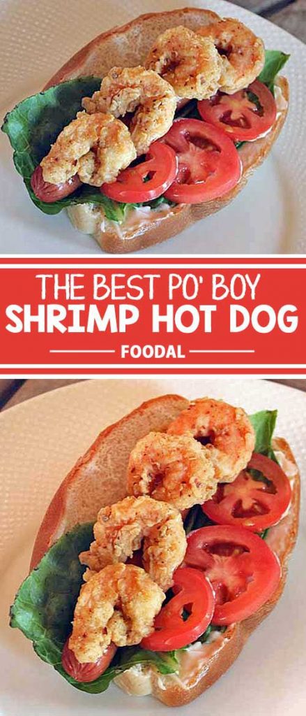 What's more perfect for your next cookout than our Surf and Turf dog? This cross between a po' boy and a hot dog is a beauty that's sure to please lovers of both land and sea. Crispy breaded and fried shrimp atop a grilled dog, finished with lettuce and tomato – it's a match made in barbecue heaven. Get the recipe now!